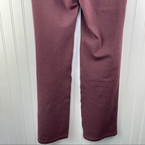Betabrand Dress Pant Yoga Pants Classic W1040-STR Sterling Rose / Maroon Small - Picture 8 of 12